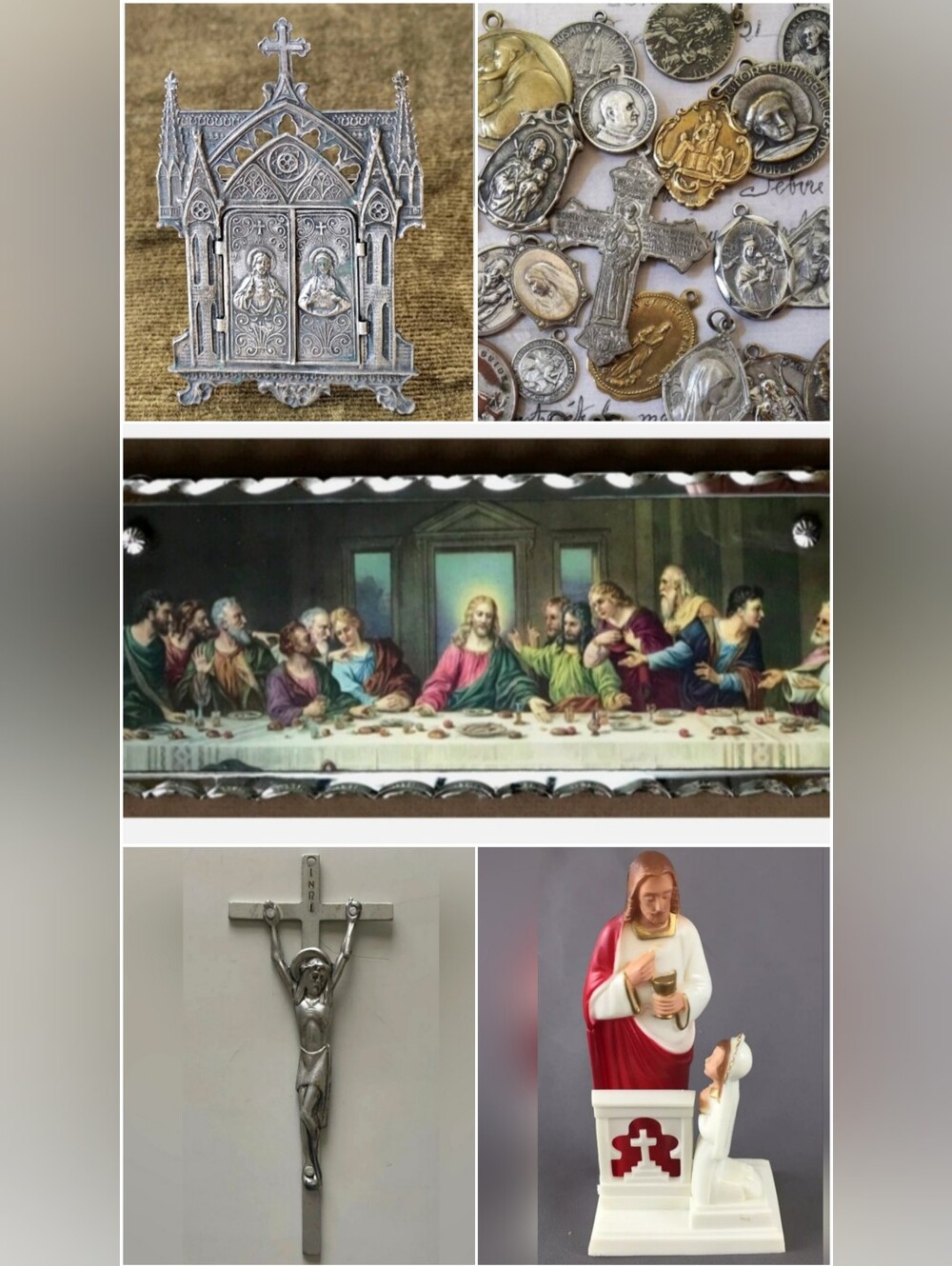Check Out My Closet For Vintage Religious Items Kitsch!!!